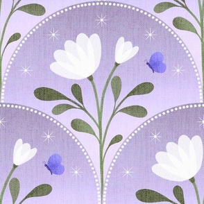 Paper Petals in Lavender — Minimalist Floral