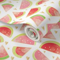 Watermelon Slices & Hearts