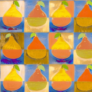 2*9**PEARS  IN BOXES  WALLPAPER