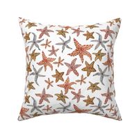 Watercolor Starfish - LARGE - 9x9