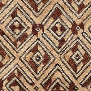 kuba cloth 24 in. African Kasai Velvet