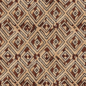 kuba cloth 12 in. African Kasai Velvet