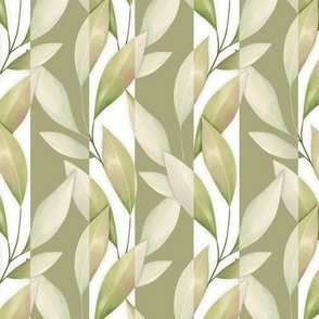 Green vertical pattern of leaves