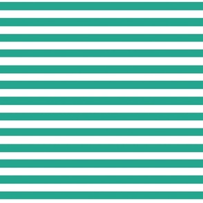 Green and White Stripes 