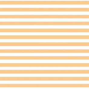 Pastel Orange and White Stripes 