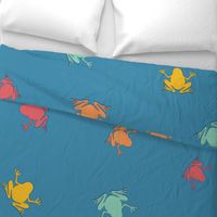 Frogs Leap Year Scatter Non Directional Multicolored LARGE-02