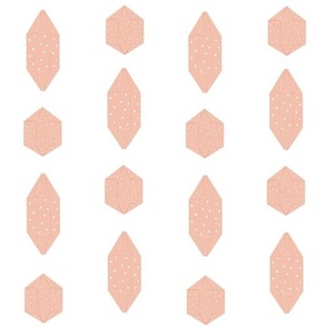 Crystals pink lines