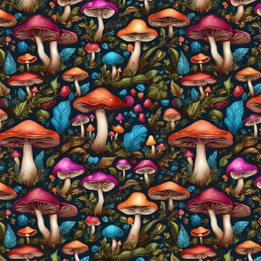 Vibrant Mushroom
