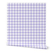 EXTRA SMALL Modern Pastel Lilac Light Purple and White Timeless Abstract Geometric Houndstooth 