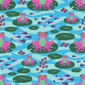 Froggy Pond - Blizzard Blue (MEDIUM)