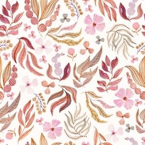 Pink Spring Watercolor Pattern