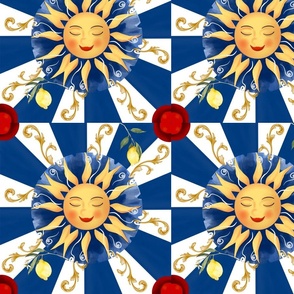 Sicilian sun,tiles,summer,majolica,lemon art