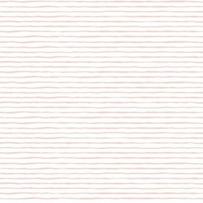 Medium Seersucker Stripe -  Light Pink on White