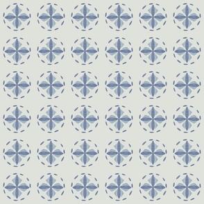 medium // geometric circle cross hand drawn sky blue