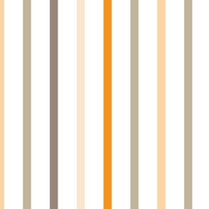 Earthy Stripes - Earth Colors - Earth Tones - Autumn - Fall - Geometric - Minimalist - Nursery - Kids - Vertical Lines 