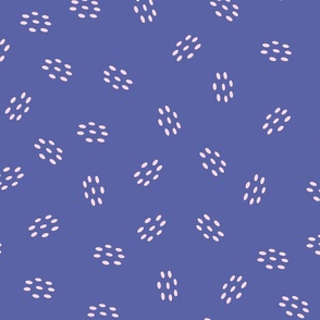 Dots swimming flowers - Coastal Magic Collection - Blender print