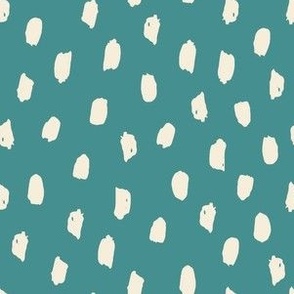 small spots / turquoise / A