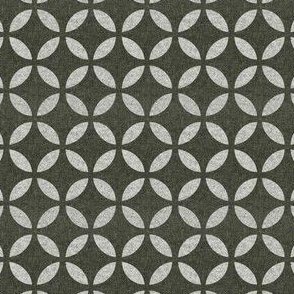 (small scale) modern geometric - olive green - LAD24