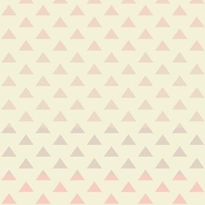 Tiny Triangles in Gradient Muted Peach