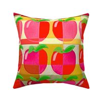 2*10* SHINY RED APPLES- FABRIC
