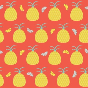 Pineapple Punch - Red - Yellow - Fruits - Food - Citrus - Sweet - Kids - Summer - Tropical - Vacation - Punch - Party