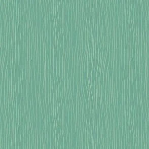 medium // Rain Stripes Hand Drawn kelly green turquoise