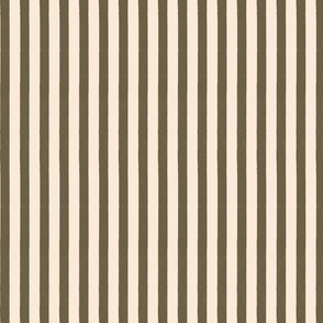 Circus tent Stripe taupe and cream small