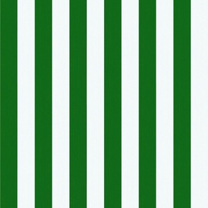 Cabana Stripes - Mid Green & White