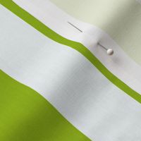 Cabana Stripes - Neon Green & White