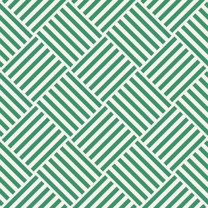 Modern Geometric Stripe | Green