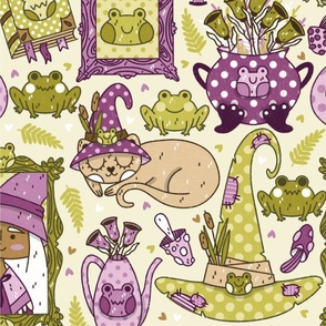 Whimsical Frogs
