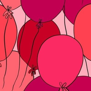 Let the Red and Pink Balloons Go on lilac