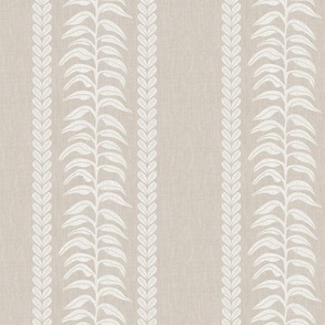 Palm Linen Stripe, Megan's Tan 