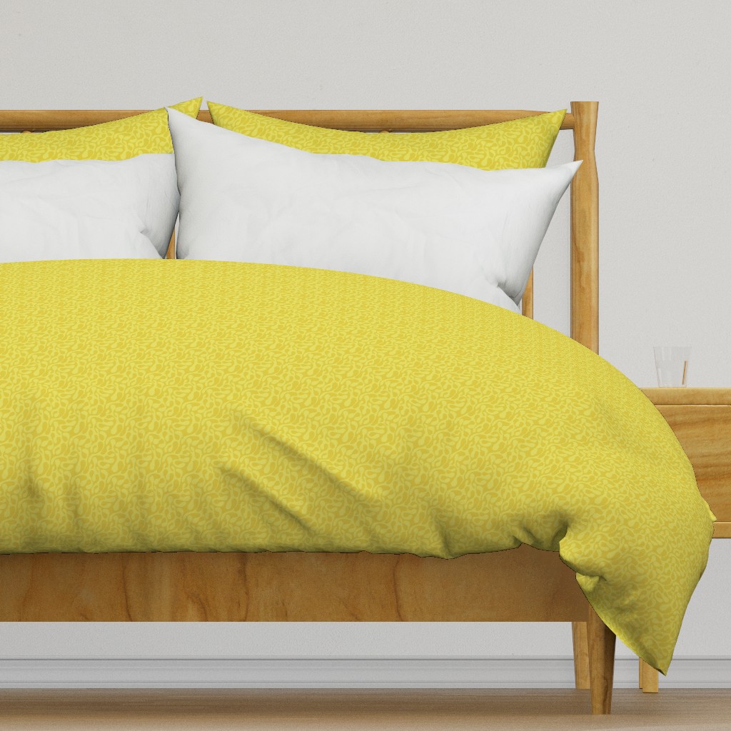 minimal abstract shapes mustard yellow | large