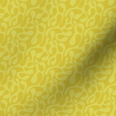 minimal abstract shapes mustard yellow | large