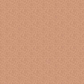 minimal abstract shapes terracotta | large