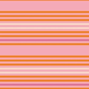 Funky Wilderness - Skinny stripes on Pink!