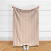 bold, simple peach and cream stripe