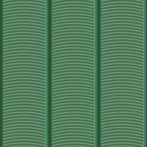 Banana Leaf Stripe-Rainforest Greens-Vintage Cuba Palette-Large Scale