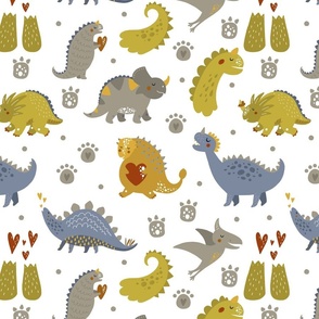 Dino Delights: Whimsical Illustrations for Little Explorers