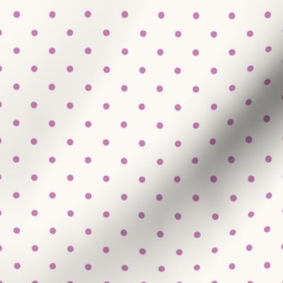 Mini Micro Opera Mauve Pin Dots, Vintage Preppy Polka Dots Pink Lavender