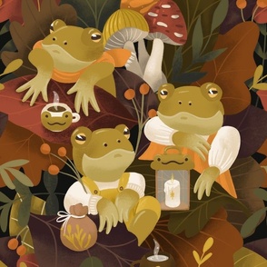 frogs tea party