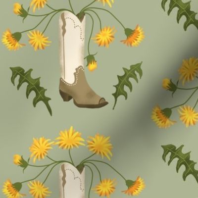 Cowboy Boots and Dandelions