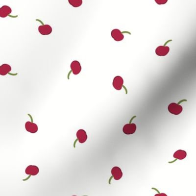 Cherries on White