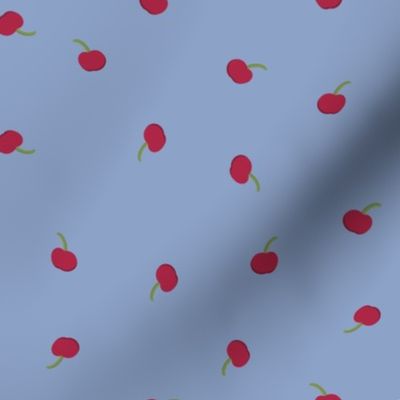 Cherries on Blueberry
