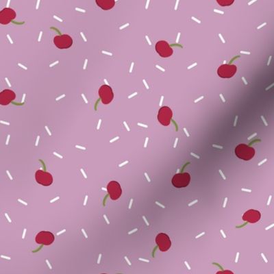 Cherries & Sprinkles on Bubblegum
