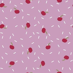 Cherries & Sprinkles on Bubblegum