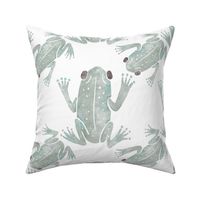 Charming Watercolor Frogs M