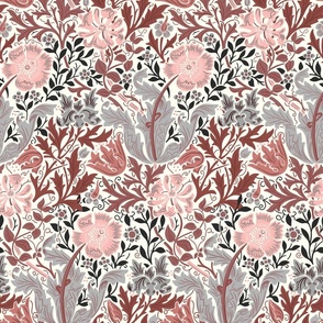  William Morris "Compton" 5 dusty pink on ivory