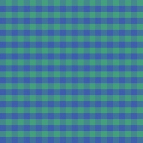 green and violet checks